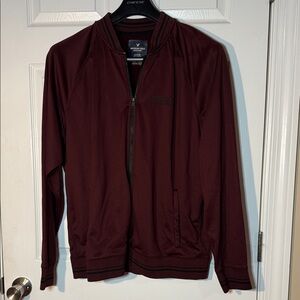 American Eagle Outfitters Burgundy Active Flex Jacket